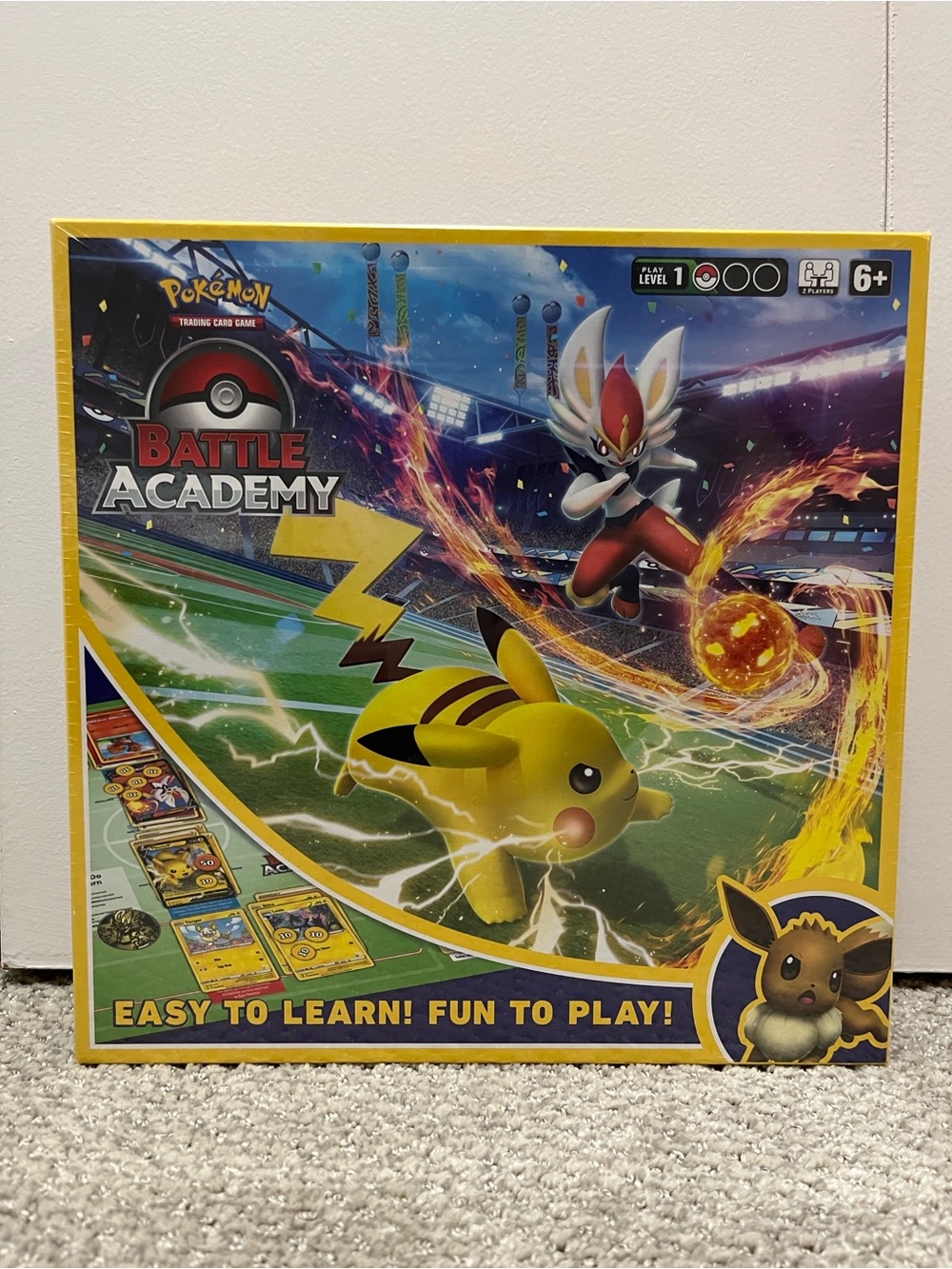 Pokemon Battle Academy Board Game - Yellow, Red, Green, Blue
